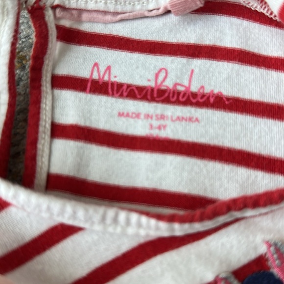 Mini Boden unicorn appliqué dress, 3-4Y - Picture 4 of 4